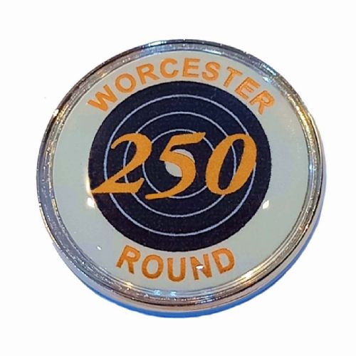 Worcester Round standard badge